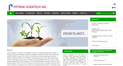 Desktop Screenshot of petronscientech.com